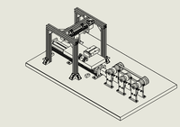 冷轧无缝钢管检测分拣机
