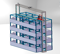 共享电单车充电立体车库