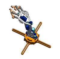 简易三自由度机械手