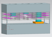 一种分柜量化自动餐饮系统