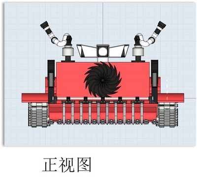 新型智能森林消防机器人