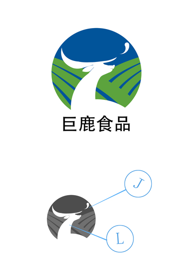 巨鹿食品LOGO及推广设计
