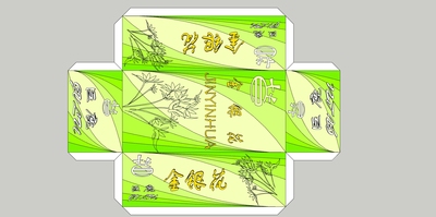 绿色金银花