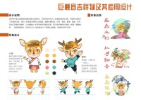 “麓禄顺利”——巨鹿县吉祥物及其应用设计