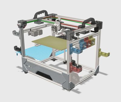 智能多色3D激光一体打印机