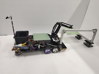 基于CCD成像系统一体化智能贴瓷砖机器人