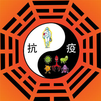 太极八卦抗疫阵