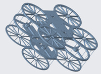 城市高层搜救无人机