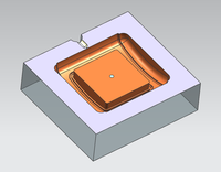 一种面板的注塑模设计