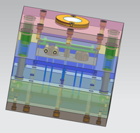 旋钮塑模结构设计
