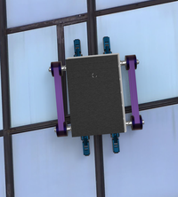 一种智能节能环保商务两用高空幕墙清洗机器人