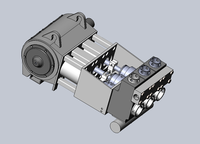 卧式对称三缸高压泥浆泵