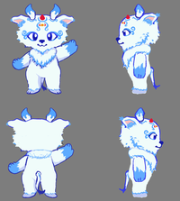 ”白魂“吉祥物设计