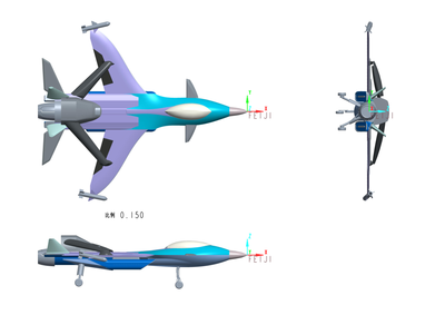 新型協(xié)同空戰(zhàn)無人機