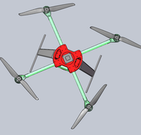 基于化学喷洒的固沙无人机