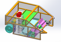 基于互联网端APP的全自动网球收集机器人
