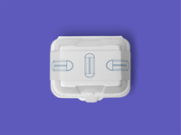 抗疫主题环保餐具设计