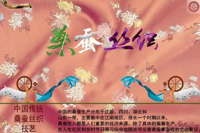 桑蚕丝织