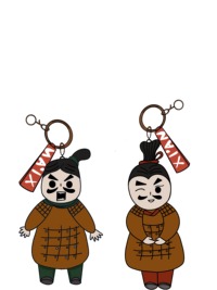 兵马俑钥匙扣