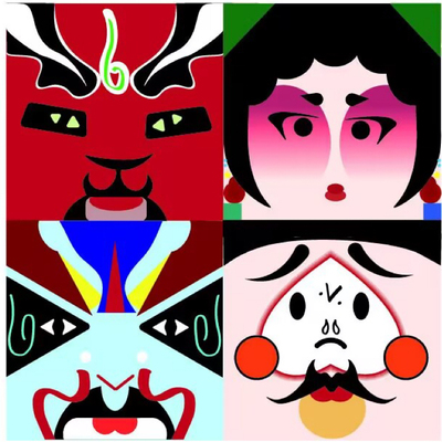 京剧脸谱