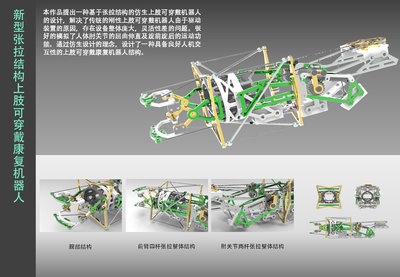 新型张拉结构上肢可穿戴康复机器人