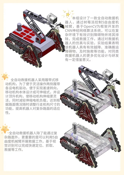 全自动救援机器人