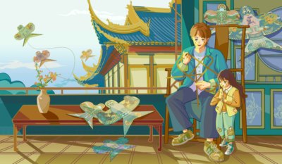 《纸上燕鸢》（其二）（其四)