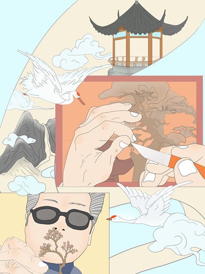 软木飞出的画
