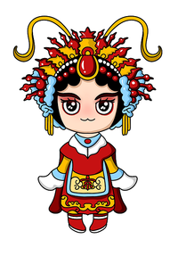 吉祥物-中国京剧