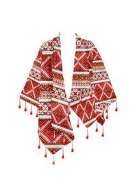 火草麻布傈僳披风