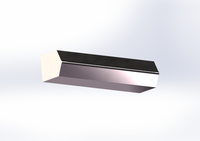 可拆卸鱼尾分流式进料口狭缝涂布模