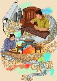 访非遗，寻樟雕