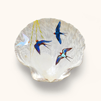 飞在海边的春燕