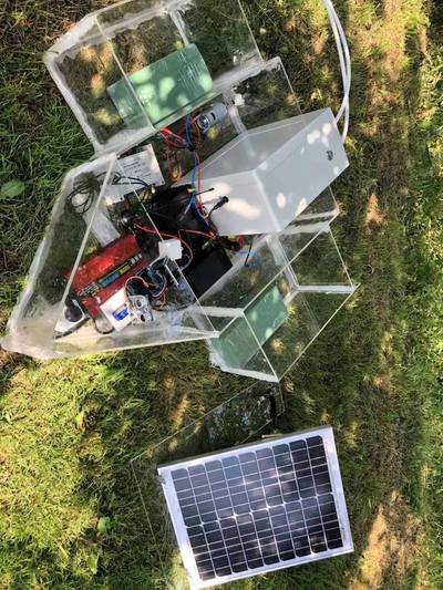 一种小型治理水体污染的自吸式水利装置