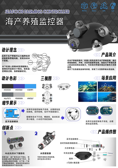 多功能海产养殖器