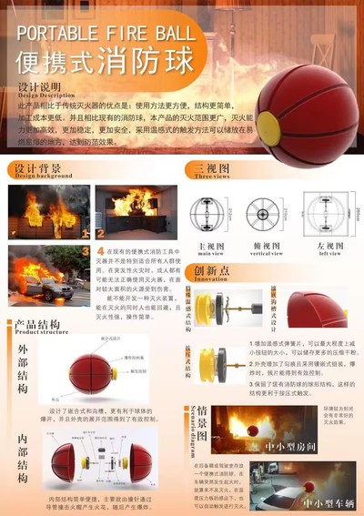 便携式消防球