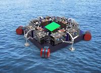 海洋能源开发平台装置