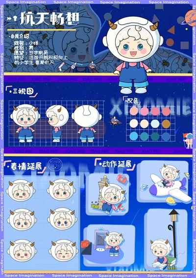 航天畅想之IP形象设计