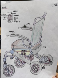 轮椅平移传送车