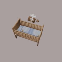 婴儿床滑轨——睡眠装置