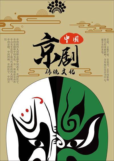 京剧脸谱海报