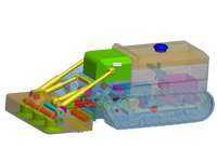 牧草自动化收割处理机