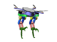 仿鹰四旋翼机器人