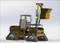 履带式果实采摘机