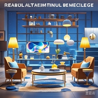 《智能客厅的艺术变身：色彩与设计的完美融合》