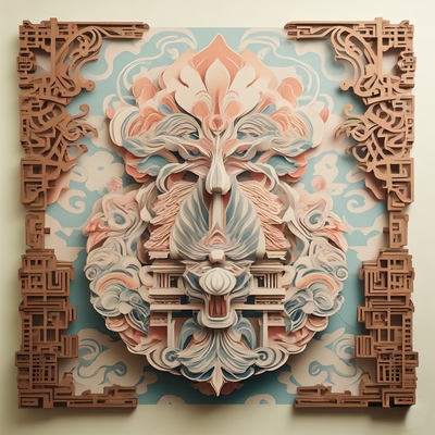《云间瑞兽》