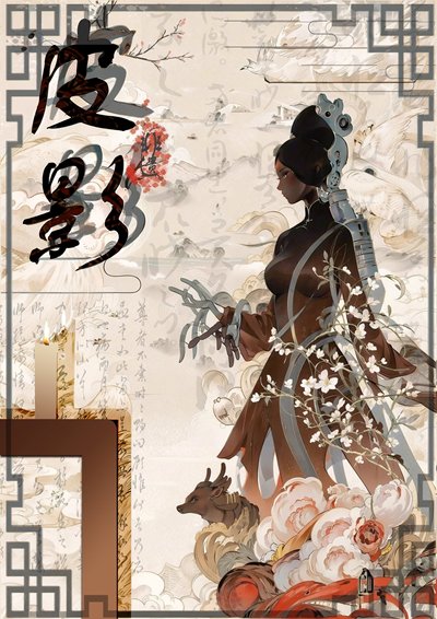 灯影窗下