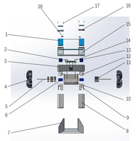 智能海洋沙滩两栖垃圾收集车
