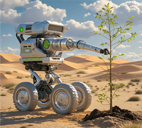双碳背景下荒漠自动植树机器人研究与设计
