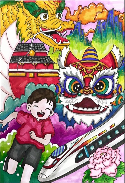 《龙狮跃盛世，科技启新程》